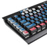 Slovenia Flag Distressed K95 RGB PLATINUM Mechanical Gaming Keyboard Skin